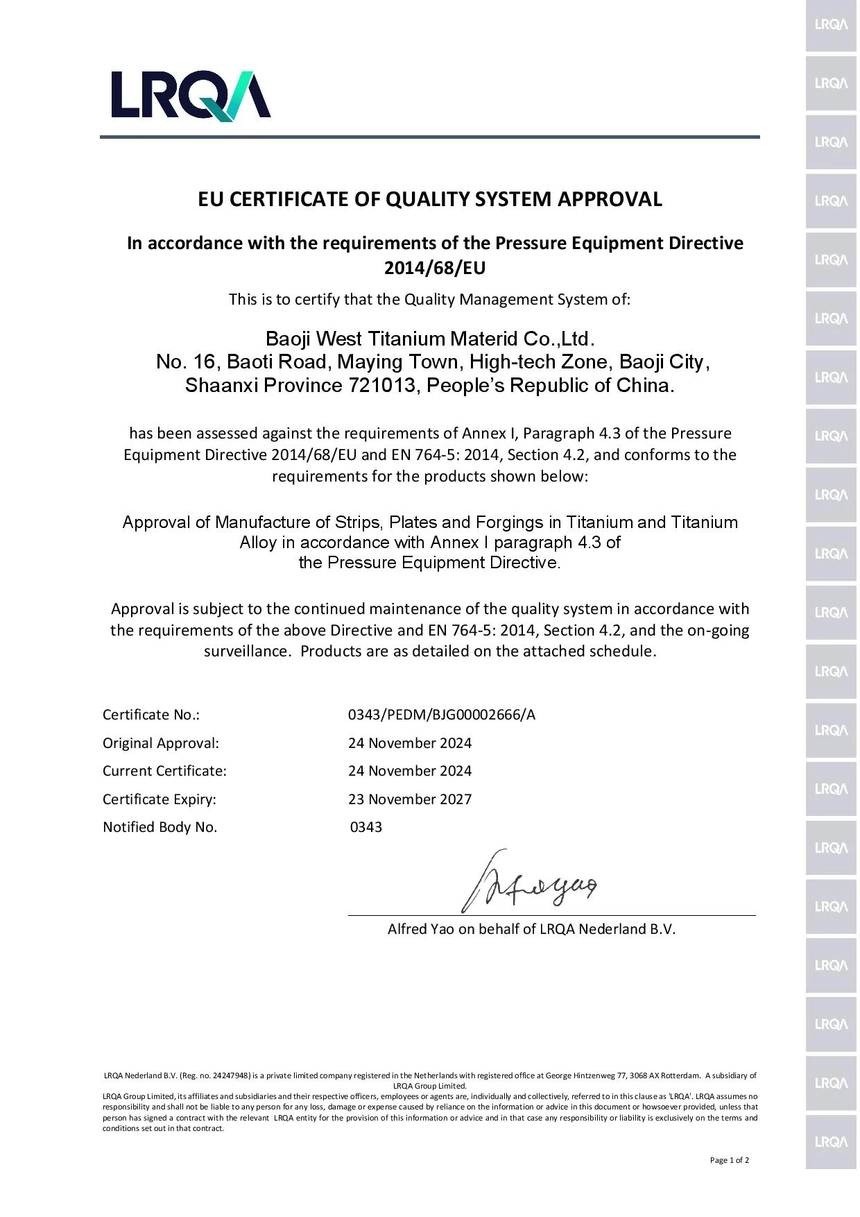 Gr2 Titanium Sheet test report Gr2 Titanium Sheet test report